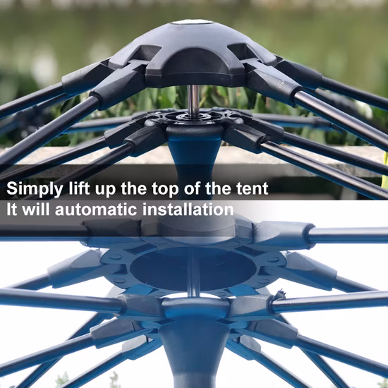 Two Person Instant Pop up Double-Layer Waterproof Family Inflatable Outdoor Camping Tent