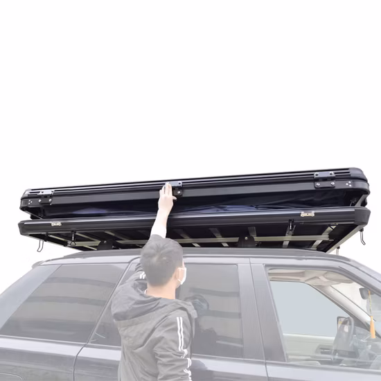 Wild Land 4WD New Style Aluminum Z-Shape Hard Shell Roof Top Tent