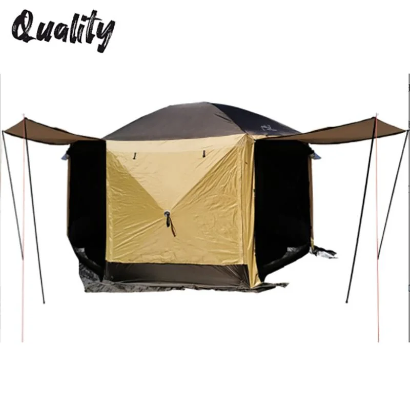 Camping Outdoor Automatic Large Folding Tent with Double Doors Gazebo