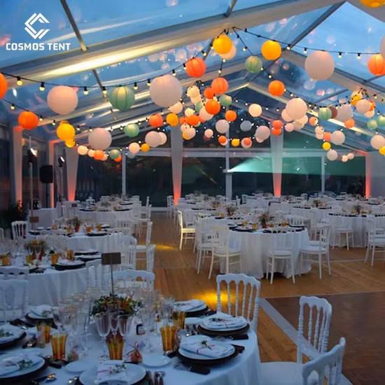 10m Clear Span Transparent Waterproof Party Marquee Event Tents for Outdoors Wedding