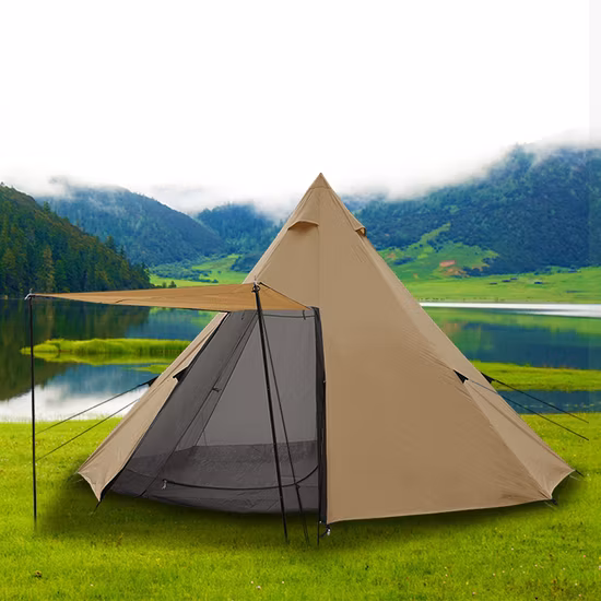 Spike Teepee Waterproof Huge White Church Camping Tent